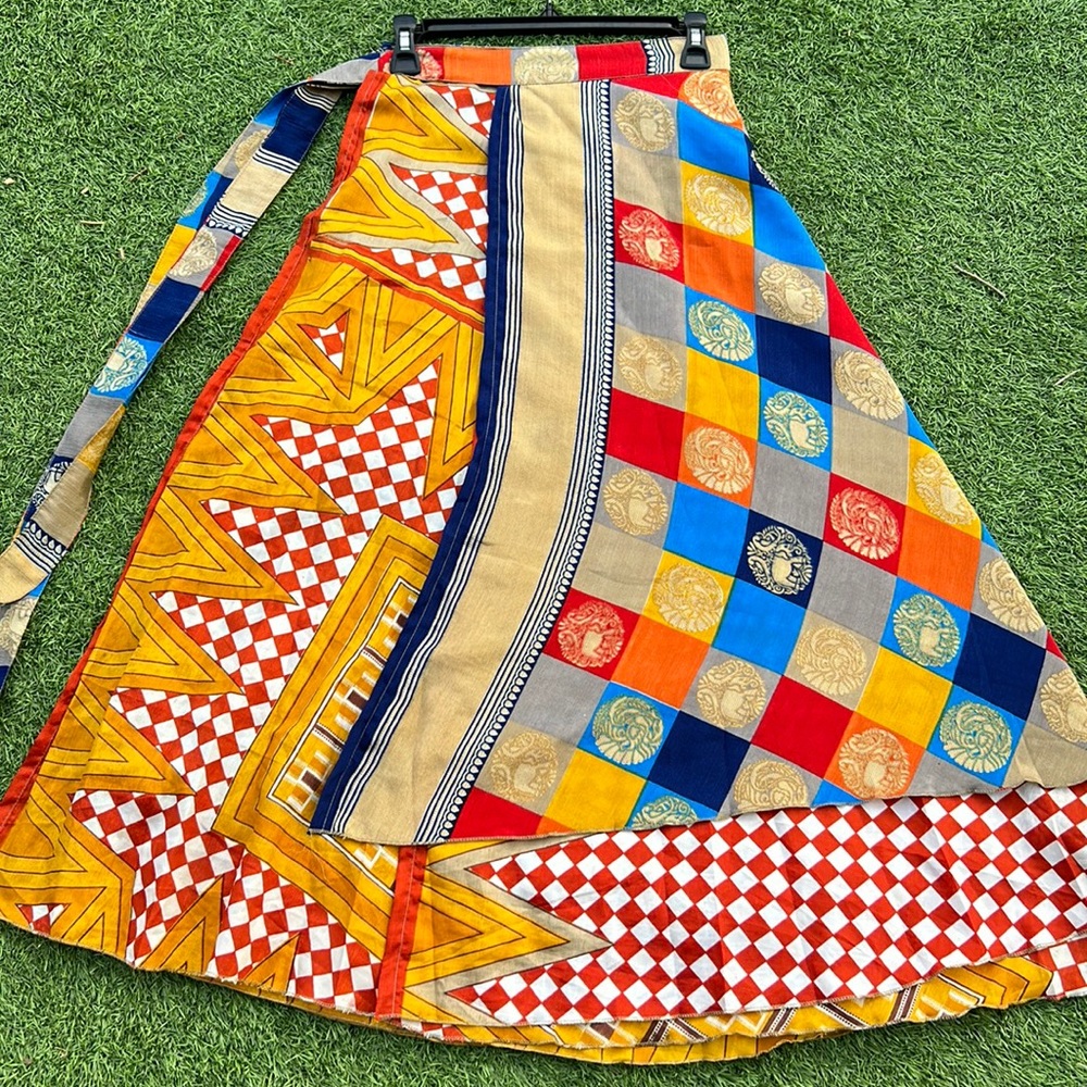 Reversible Wrap Maxi Hero Skirt